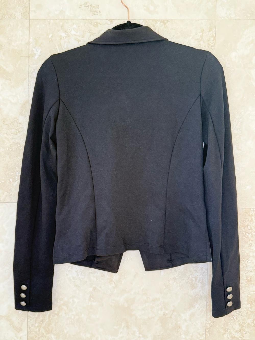 Disney Beauty & The Beast Black Moto Zip Jacket Medium - Picture 2 of 9